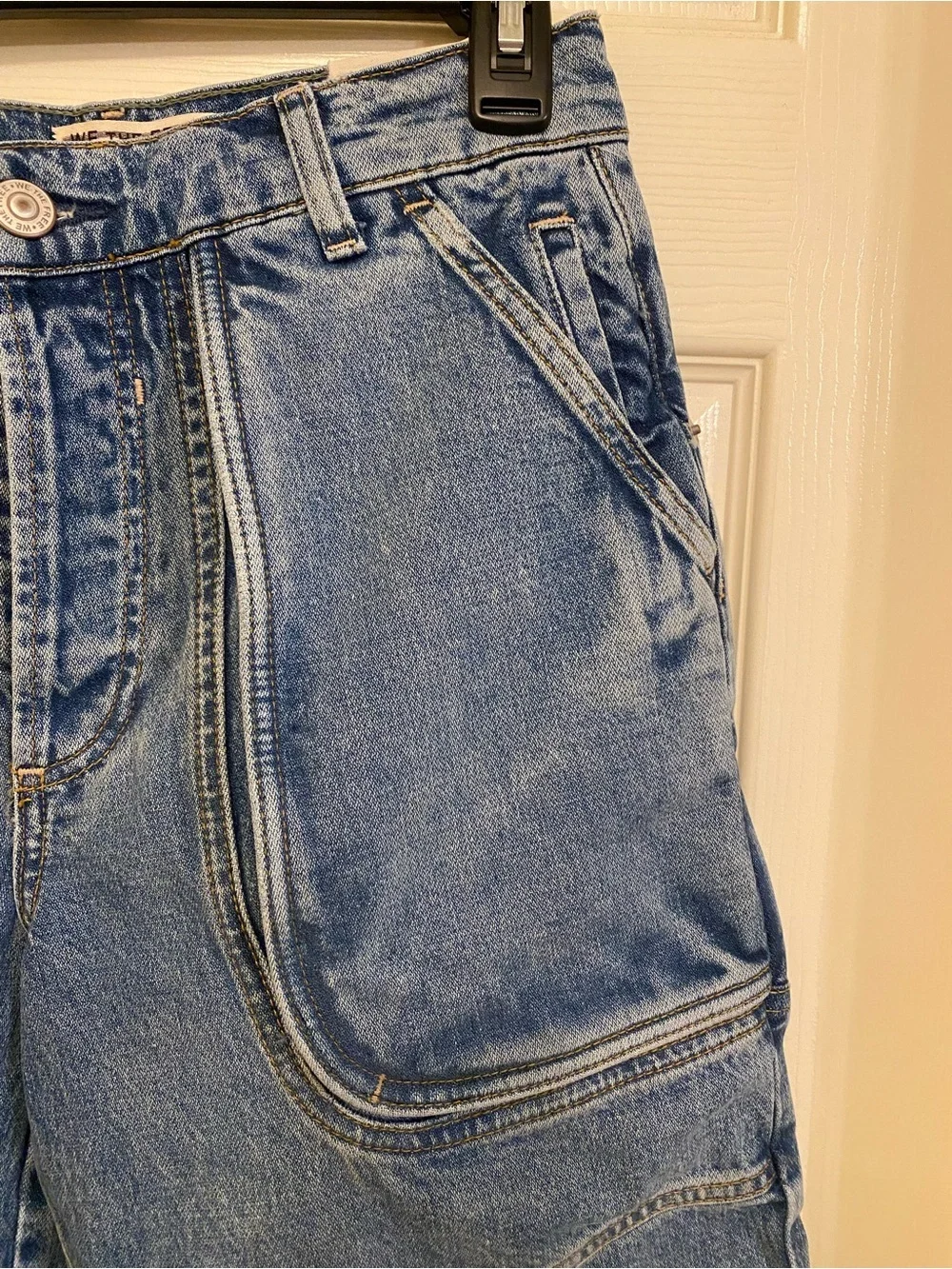 Free People We The Free Havasu Slouchy Cropped Jeans 25